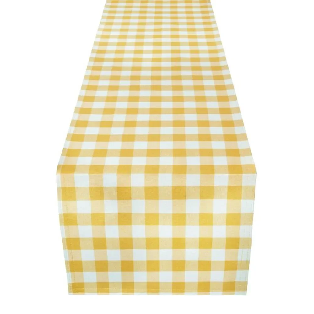 PowerSellerUSA Dining Table Runner Elegant Buffalo Plaid Table Placemat for